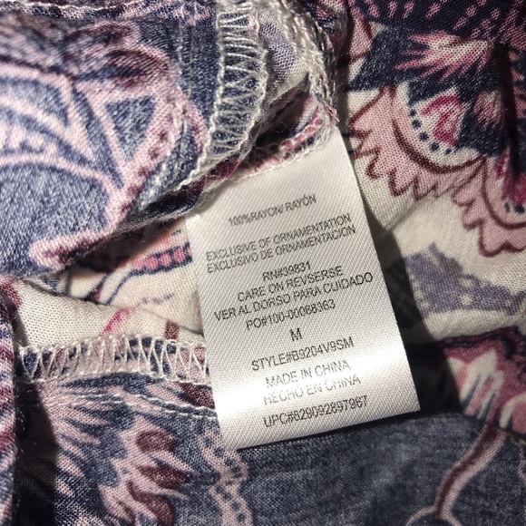 Democracy floral top med NWT - Picture 5 of 6